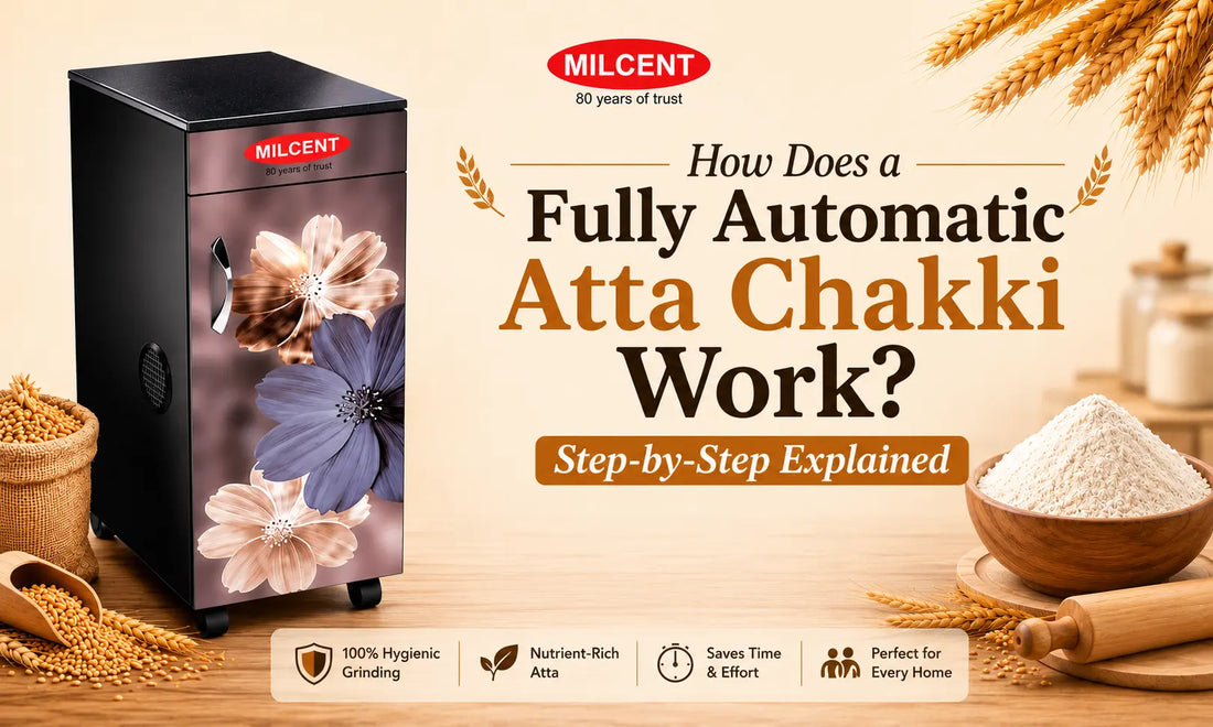 How Does a Fully Automatic Atta Chakki Work? Step-by-Step Explained