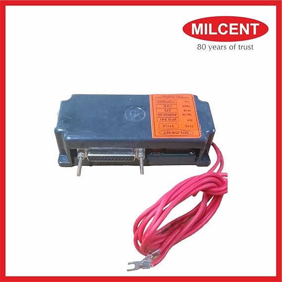Milcent Auto Unit Whisper 373 Control Unit | 2FG 541 Motor Cut-Off Switch with Wiring | Overload Safety Device for Atta Chakki | Durable Genuine Spare Part for Domestic Flour Mill (ISI)