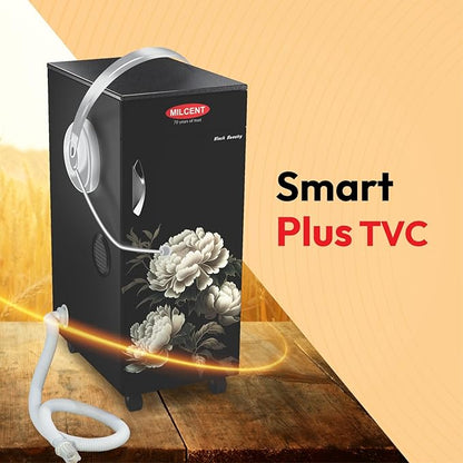 MILCENT Smart Plus TVC | Fully Automatic Domestic Flour Mill Machine | Atta Maker | 10 kg Grinding Capacity | Super 6 Blade SS Cutter| 10 Years Motor Warranty