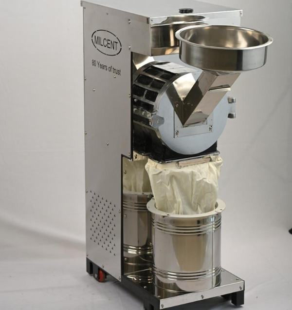 Mega Gold plus – 2 HP (Milcent Mega Gold plus 2 HP 2in1 Attachakki, Automatic Attachakki with 2 HP, Mini Commercial Attachakki, 6 Cutter & S.S Rotor)
