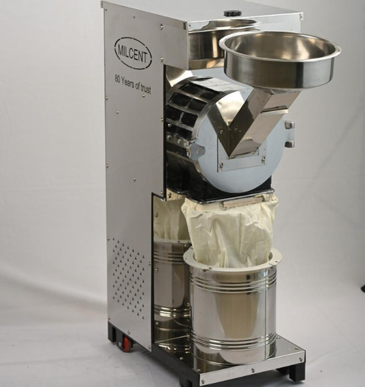 Mega Gold plus – 2 HP (Milcent Mega Gold plus 2 HP 2in1 Attachakki, Automatic Attachakki with 2 HP, Mini Commercial Attachakki, 6 Cutter & S.S Rotor)