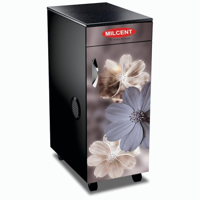 MILCENT Smart Plus Talky & Vacuum | Fully Automatic Domestic Flour Mill Machine | Atta Maker | 8 kg Grinding Capacity | Super 6 Blade SS Cutter| 10 Years Motor Warranty