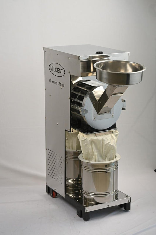 Mega Gold plus – 2 HP (Milcent Mega Gold plus 2 HP 2in1 Attachakki, Automatic Attachakki with 2 HP, Mini Commercial Attachakki, 6 Cutter & S.S Rotor)